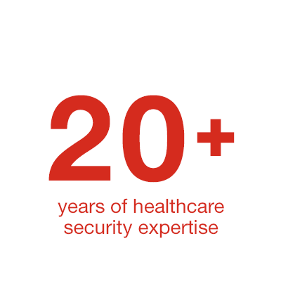 20+ years of healthcare security experience